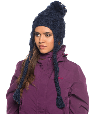 Roxy - Вязаная шапка - ушанка Whiteface Beanie