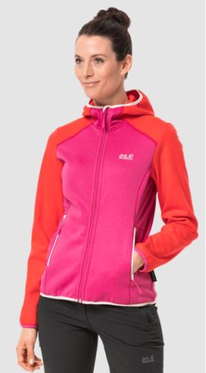 Женская спортивная куртка Jack Wolfskin Hydro Hooded Jacket W