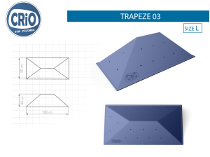 Накладной рельеф для скалолазания Crio Holds Trapeze 03