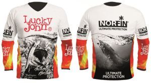 Футболка Lucky John & Norfin Fire