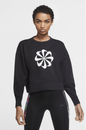 Спортивный свитшот Nike W NK Icnclsh Dry Flc Pt Tp Gd