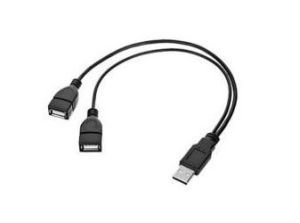 PowerSpot - Удлинитель-двойник CON-USB-DOUBLE