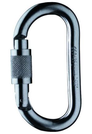 Petzl - Симметричный овальный карабин Ok Screw-Lock