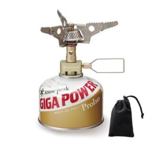 Snow Peak — Легчайшая газовая горелка Giga Power Litemax ULTL GST-120