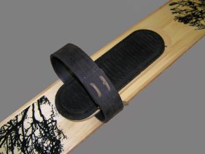 Снаряжение - Кожаные крепления с резиновой накладкой