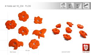 Скалолазные зацепы Top Point #234 Flos