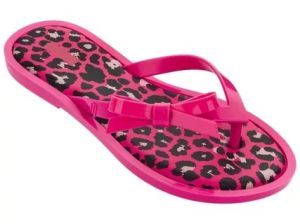 Пляжные шлепанцы Melissa Flip Flop Animal Print Ad