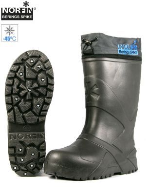 Сапоги зимние Norfin Berings Spike с манжетой и шипами