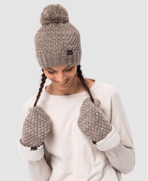Теплая женская шапка Jack Wolfskin Highloft Knit Cap Women
