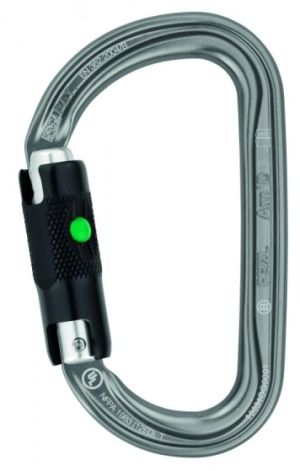 Petzl - Алюминиевый муфтованный карабин Am'D Twist Lock