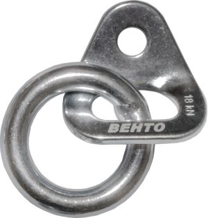 Венто - Ухо с кольцом из нержавейки 12 мм