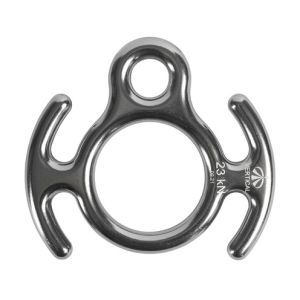 Вертикаль Альпинистская восьмерка рогатая дюраль (инвар) с двумя рогами 2300 кг