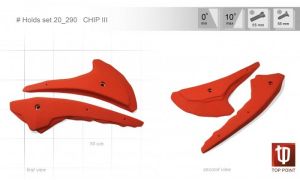 Комплект спортивных зацепов Top Point Chip III #290