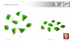 Яркие зацепы для скалолазов Top Point #264