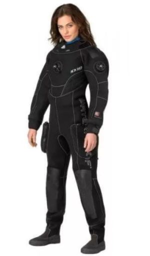 Высокотехнологичный сухой гидрокостюм женский Waterproof D10 Pro ISS