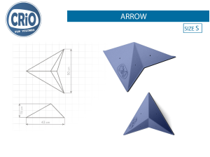 Накладной рельеф для скалолазания Crio Holds Arrow