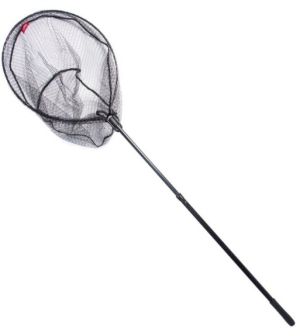 Подсачек складной Lucky John телескопический прорезиненный