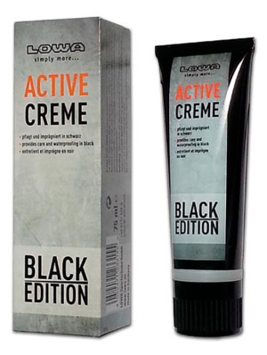 Черный крем для обуви Lowa Active creme