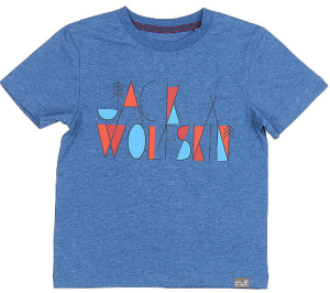 Jack Wolfskin - Легкая детская футболка Brand T Boys