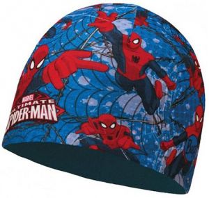 Buff - Шапка стильная Superheroes Junior Microfiber Polar Hat Buff Warrior Blue