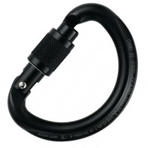 Petzl - Карабин с муфтой полукруглый Omni Screw-Lock