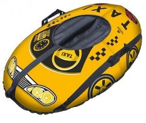 ТяниТолкай - Овальный тюбинг Машинка 65х110см