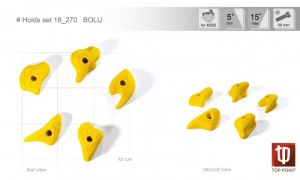 Комплект детских зацепов для скалодрома Top Point Bolu #270