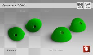 Яркий тренажер для пальцев и рук Top Point System set #S016