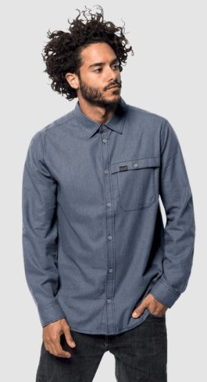 Теплая рубашка Jack Wolfskin Naka River Shirt M