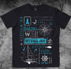 Макс-Экстрим - Футболка стильная Парусный спорт