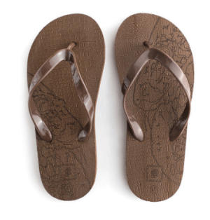 Evars - Прочные шлепанцы для мужчин Snake