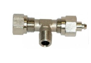 Фитинг - Тройник гидравлический с фитингом цилиндра с клапаном Hydrodrive