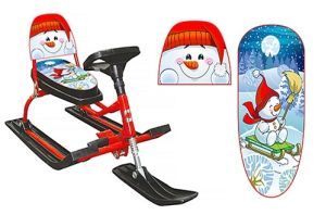 Барс - Снегокат с мягким сиденьем Comfort