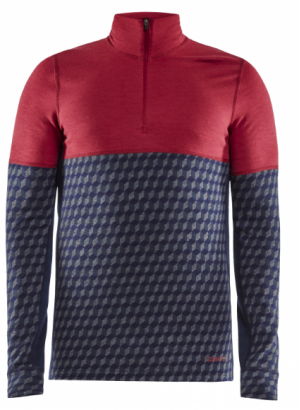 Рубашка на молнии для мужчин Craft Merino 240