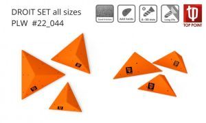 Комплекс рельефов для скалодрома Top Point Droit Set All Sizes