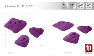 Набор зацепов для скалолазания Top Point Sloth #298