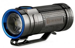Стальной надежный фонарь Olight S Mini SS Stainless Steel