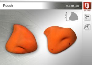 Яркий рельеф для скалолазания Top Point Pouch