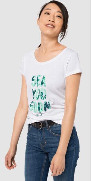 Летняя женская футболка Jack Wolfskin Sea You Soon T W