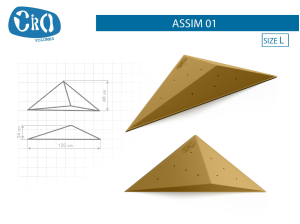 Прочный рельеф для скалолазания Crio Holds Assim 01