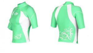 MORMAII - Лайкровая футболка женская с коротким рукавом LISA