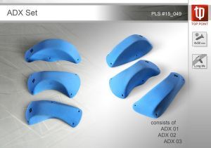 Формовой набор рельефов для скалолазания Top Point Adx Set