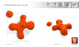 Зацепы скалолазные для детей Top Point Kids Speed Set #247