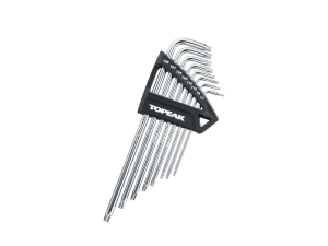 Профессиональный набор ключей Topeak Torx Wrench Set T7/T9/T10/T15/T20/T25/T27/T30