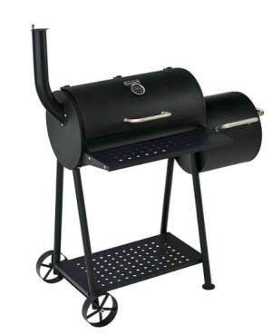 Стационарный угольный гриль-бочка с коптильней GoGarden Chef-Smoker 60