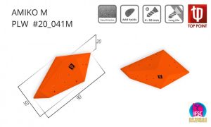 Практичный рельеф для скалодрома Top Point Amiko M