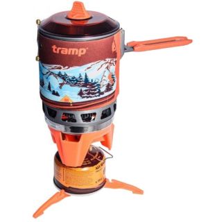 Газовая горелка для приготовления пищи на природе 1л Tramp