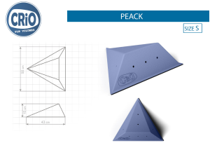 Формовой рельеф для скалолазания Crio Holds Peack
