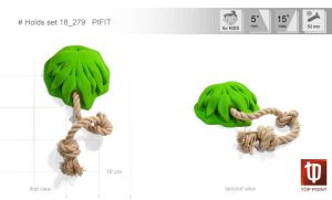 Качественный набор зацепов для скалолазания Top Point #279 Pifit