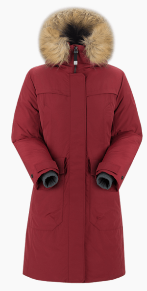 Теплое пуховое пальто Sivera Баенка МС 2022